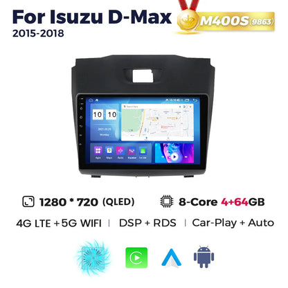 Android Car Radio Multimedia Player For Chevrolet TrailBlazer 2 S10 Holden Colorado For Isuzu D-Max DMAX Carplay Navigation GPS