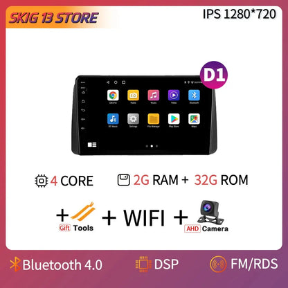 Wireless Carplay WIFI 2DIN Car Radio Android 14 for Chrysler Grand Voyager 5 2011-2015 Multimedia Video Player Navigation GPS