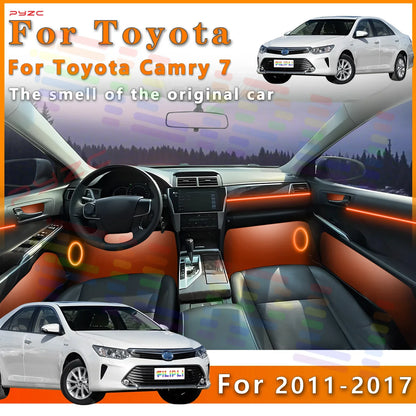 For Toyota Camry 7 2011-2017 Interior Hidden Car Ambient Light LED Strip with Multiple Modes and Full Color Options