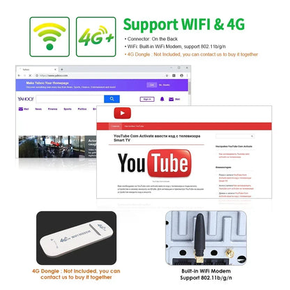 8inch Wireless Android13 For Chevrolet Silverado Impala GMC Yukon Acadia Sierra  Carplay 4G Multimedia Car Radio 2 Din Screen