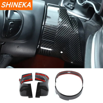 SHINEKA Carbon Fiber Grain Interior Decoration Cover for Jeep Grand Cherokee 2011 2012 2013 2014 2015 2016 2017 2018 2019 2020