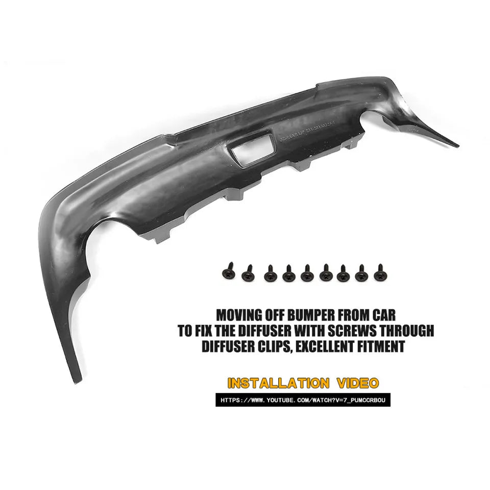 Carbon Fiber / FRP Rear Bumper Lip Diffuser for Infiniti G37 Base Sedan 4-Door 2010 - 2013 Rear Bumper Diffuser Splitters