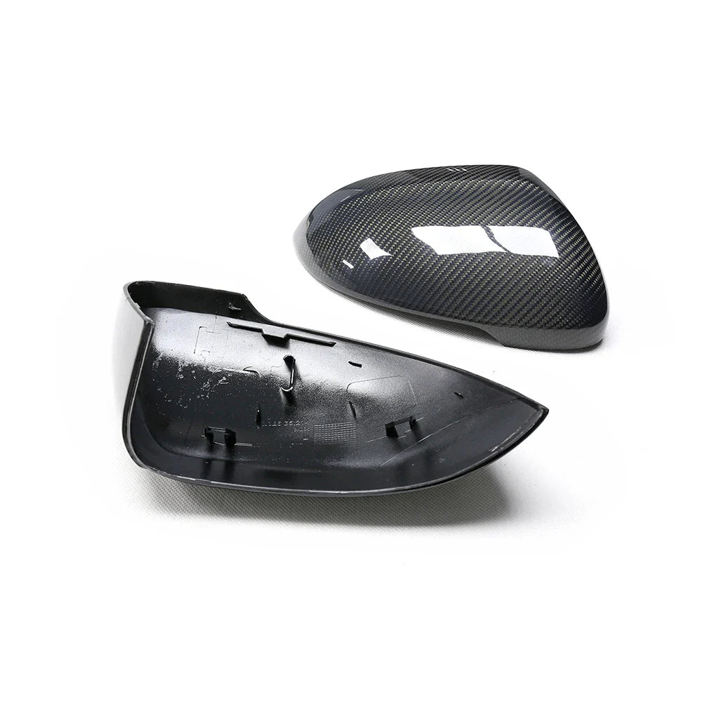 For Volkswagen VW 2015+ CC Passat B8 Real Carbon Fiber Side Rearview Mirror Cover Replacement GTI Lane assist R-Line Touring