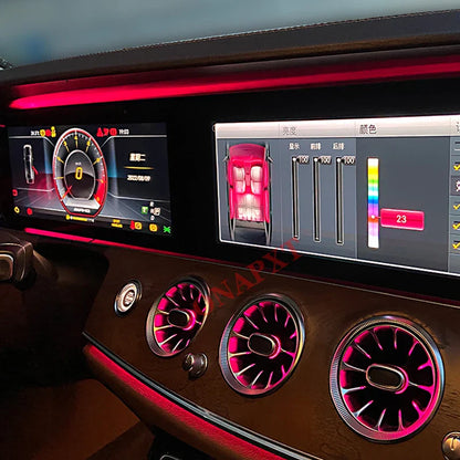 Ambient Light 64 colors LED Atmosphere Lamp illuminated Instrument Panel Dashboard For Mercedes-Benz E-Class W213 2021