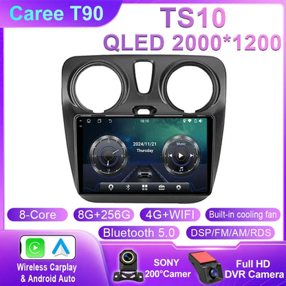 Car Radio For Renault Lodgy Dacia Dokker 2012 - 2020 Autoradio 4G WIFI GPS Car Video Multimedia Automotive Carplay Android Auto