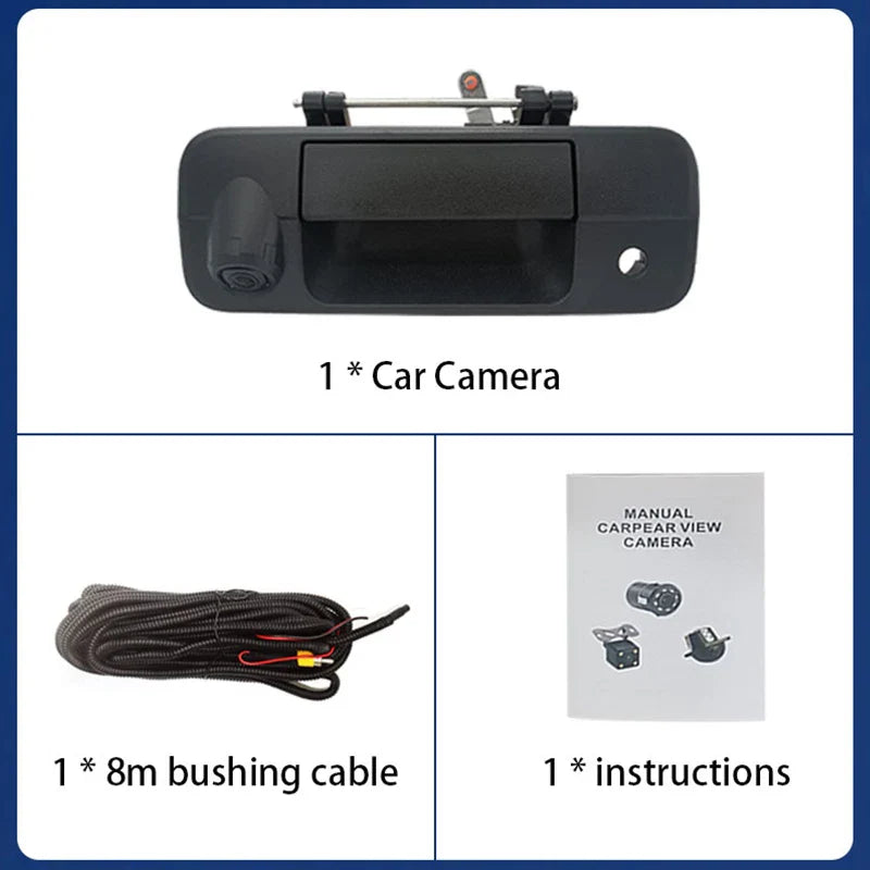 AHD 1080P NTSC Pickup Truck Tailgate Handle Rear View Reverse Camera For Totyota Tundra 2007-2013 Waterproof Backup Camera