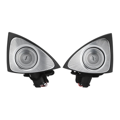 7 Color 3D Rotating Tweeter With LED Ambient Lighting For  S-Class W222 2014 2015 2016 2017