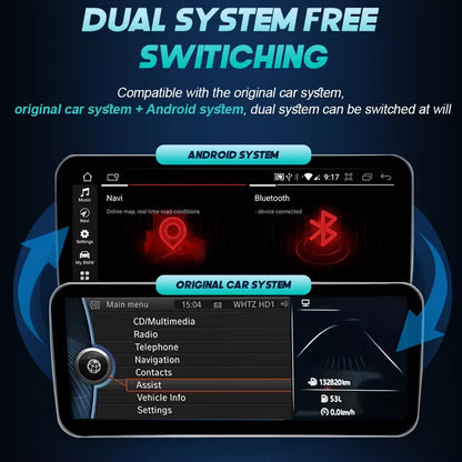 New Android 14 Auto Wireless CarPlay For BMW X5 F15 X6 F16 F85 2013-2018 Car Multiemdia Player GPS Stereo 4G WiFi Head Unit