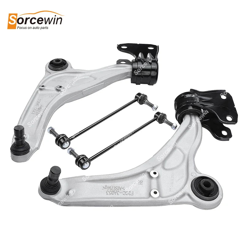 4Pcs For Ford Edge 2015-2022 & Lincoln MKX 2016-2018 Front Suspension Car Control Arm F2GZ-3078-C F2GZ-3079-C DG9Z-5K484-A