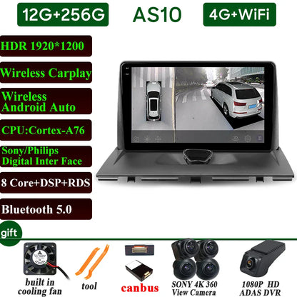 Car Radio Carplay For Peugeot Expert 2 For Citroen Jumpy For Fiat Scudo For Toyota Proace 2007-2017 Navigation GPS Android Auto