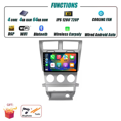 Car Radio Carplay For Dodge Avenger JS 2007 - 2010 For Dodge Nitro 2006 - 2011 Navigation GPS Android Auto Multimedia Player BT