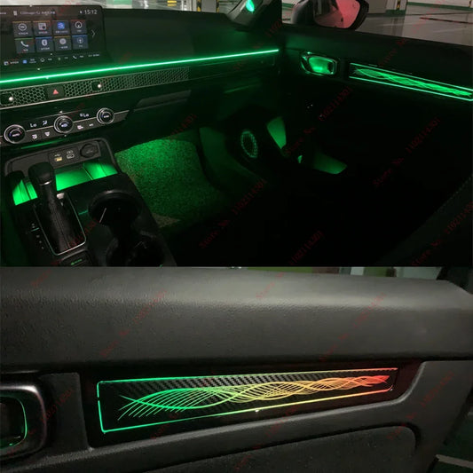 Led Atmosphere Light For 2022 Honda 11th generation Civic luminous active ambient light original 1:1 mold 64 color Key Controls
