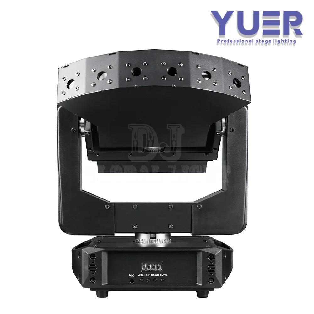 6 eyes RGB Laser Strobe beam Moving head light DMX Auto Sound Control Professional lighting machine for DJ Disco party bar Stage power tools
