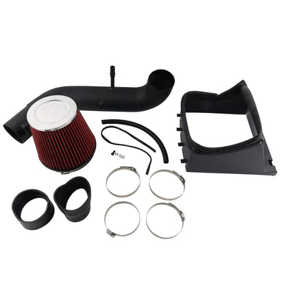 3.5" Air System Heat Shield Cold Air Intake Induction Kit+Filter For 11-14 F150 5.0L V8 Auto Engine Parts & Accessories