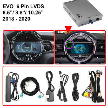 Wireless Carplay For MINI Cooper JWC R55 R56 R57 F55 F56 F57 Countryman F60 R60 Peaceman R61 CCC CIC NBT Android Auto Module Box