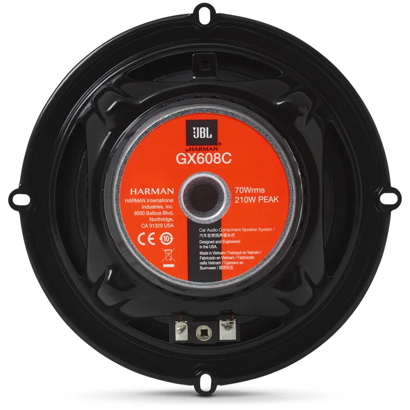 JBL car audio speaker two-way treble midrange bass subwoofer 210W real power not false standard stereo surround sound