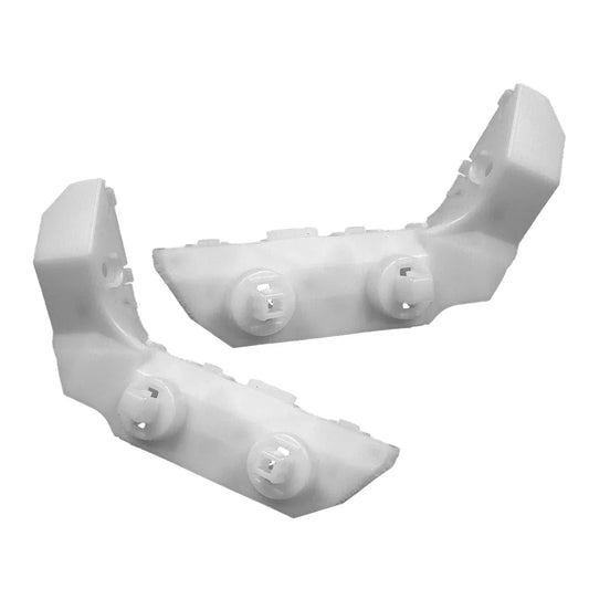 62223JL00A 62222JL00A 1 Pair White Plastic Car Left & Right Front Bumper Bracket Mount Fit for INFINITI G37 Q60 Nissan Skyline