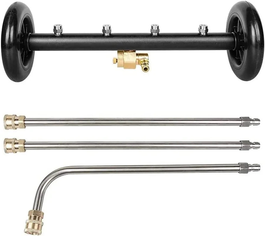 Pressure Undercarriage Washer Cleaner Car Wash Water Broom Attachments Under Body Cleaning Chassis Washer Fan Nozzle Auto tools power tools