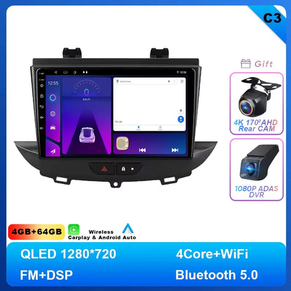 Android 14 Car Radio For Opel Grandland X crossland x 2016-2020 Multimedia Stereo Radio Video Player Carplay autoradio GPS 4G