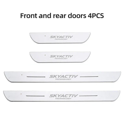 USB Welcome Pedal Lights for SKYACTIV Car RGB Door Sill Protector Pathway Lamps Streamer LED Ambient Light Accessories
