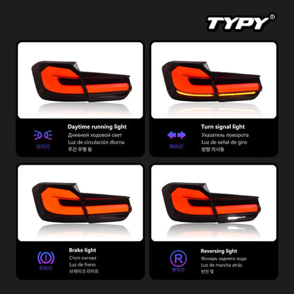 Car Lights LED Rear Lamps For BMW F30 Taillights F35 F80 2013-2018 318i 320i 325i 330i 335i Sequential Turn Signal Brake