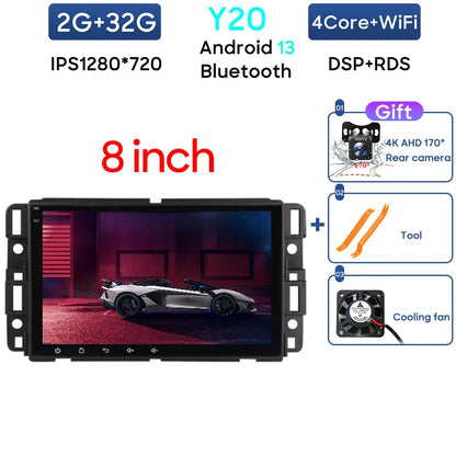 Car Radio Carplay Android Player For Chevrolet Silverado Impala GMC Yukon Acadia Sierra Navigation GPS 5G Wifi Video No 2din DVD