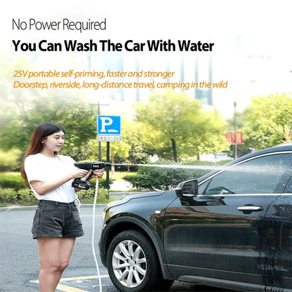 60Bar 21V Cordless High Pressure Car Wash Washer Gun 40WH/80WH Car Wash Gun Electric Water Gun Machine power tools