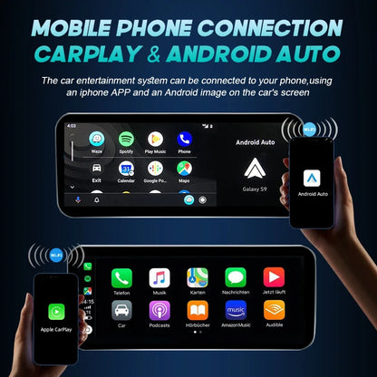Linux Car Radio Carplay Touch Screen For Mercedes Benz C GLC V A GLA CLA Class W176 X156 C117 W205 C253 W446 Central Monitor