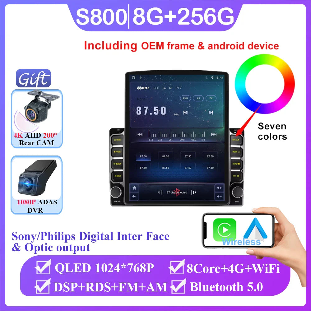 Car Android 14 For Renault Master Nissan NV400 Opel Movano 2010 - 2021 Navigation Touch Screen Multimedia Player Head Unit GPS