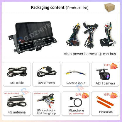12.3 " Android13 Car Multimedia Video Player For Nissan Patrol Y62 Infiniti QX56 QX80 2010-2020 GPS Navigation CarPlay Auto 4G
