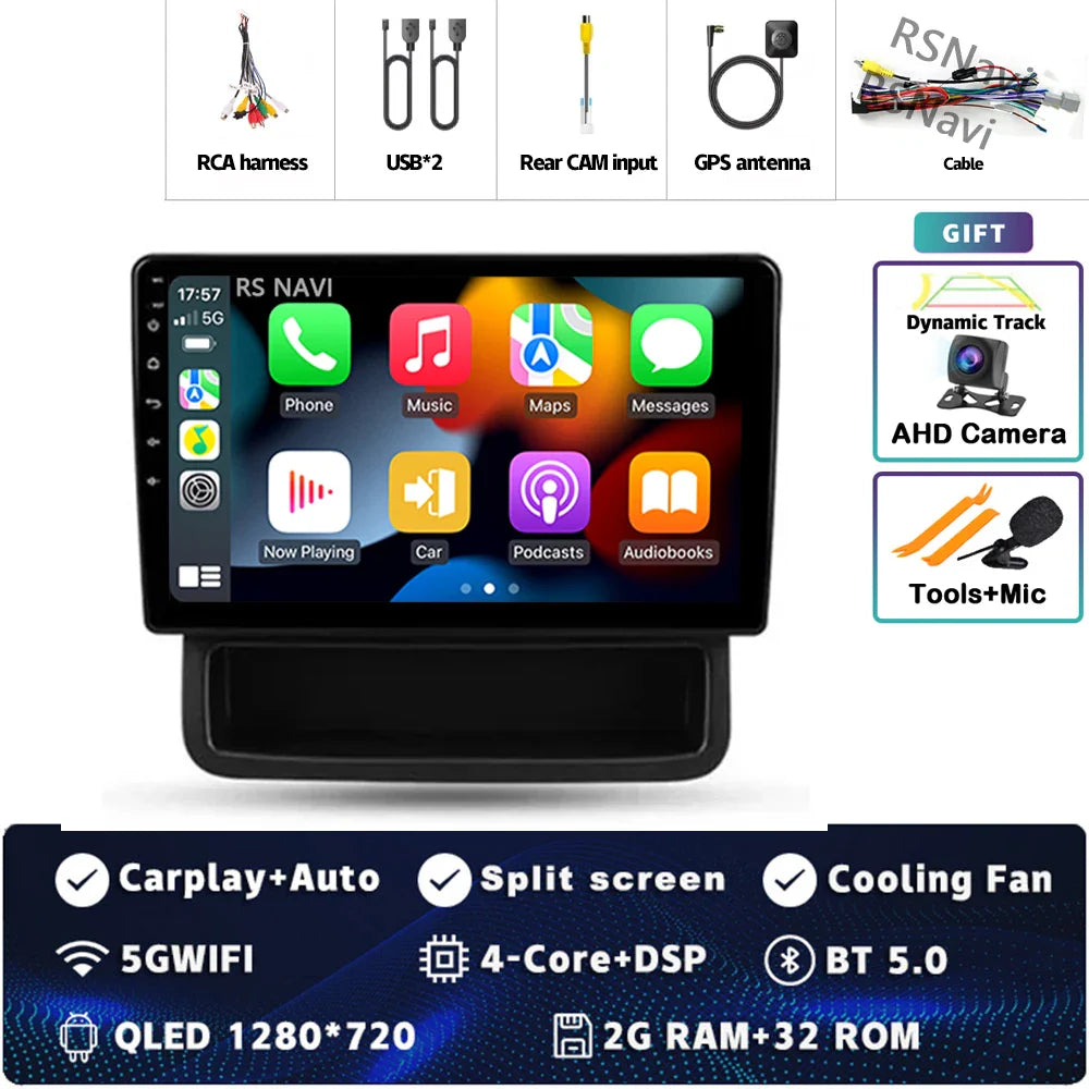 Android 14 Carplay Auto For Renault Trafic 2 For Opel Vivaro A For Nissan primastar 2006 - 2014 Car Radio Stereo Player Video BT