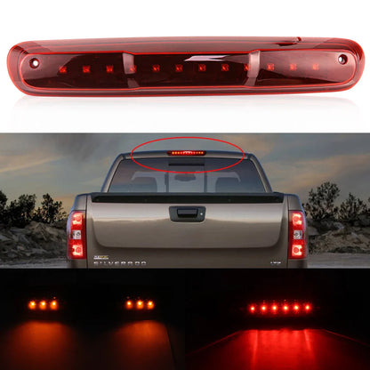 3RD Third Brake Light, Rear Tail Light Lamp for Chevy Silverado GMC Sierra 1500 2500 3500 HD 2007- 2013,For Hummer H3T 2009-2010