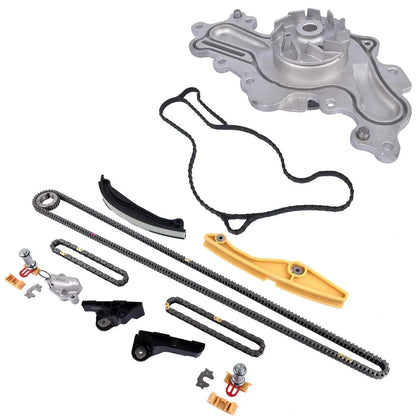 AP03 Water Pump & Timing Chain Kit for Ford Edge Taurus Lincoln MKS MKX 3.5 3.7L 2011+