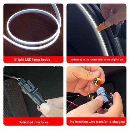 For Changan Deepal S05 Trunk LED Strip Lights - Car Ambient Lighting Accessories for Interior Decoration