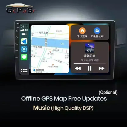 2Din 4G Android 14 Car Radio Multimedia Video Player For Renault Logan 1 Sandero 2009 - 2015 Dacia Duster GPS Carplay Navigation