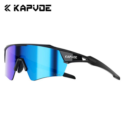 Kapvoe New Photochromic Cycling Sunglasses Men Women MTB Glasses UV400 Bicycle Eyewear Outdoor Sports Running Road Bike Goggles