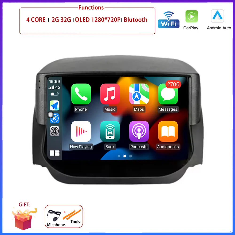 Android  Carplay Auto Car Radio For Ford EcoSport Eco Sport 2014-2018 GPS Recorder Multimedia Player 4G+BT DSP