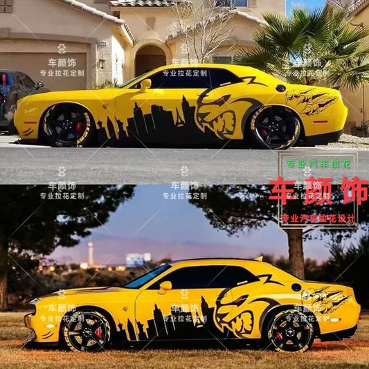 Car Vinyl Sticker FOR Dodge challenger charger body exterior decoration personalized custom Decals Decor Auto Accessories