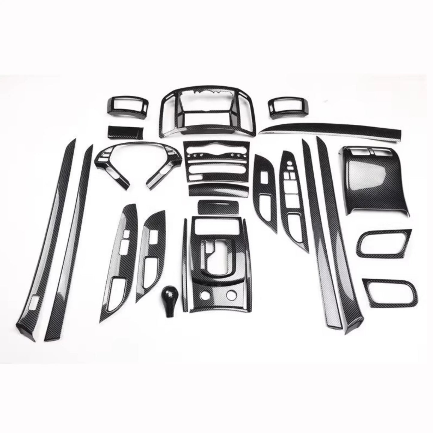 Car interior trims for Infiniti G25 G37 10-13 modified Carbon fiber pattern Air conditioning panel interior Auto interior