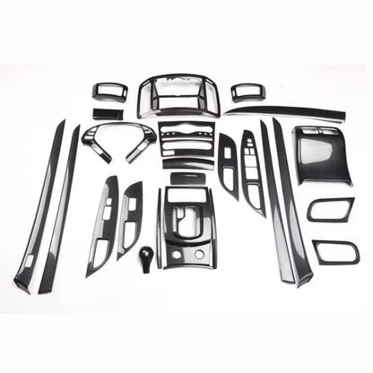 Car interior trims for Infiniti G25 G37 10-13 modified Carbon fiber pattern Air conditioning panel interior Auto interior