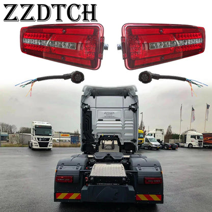 one pair 24V truck led tail light for MAN TGA TGX truck led tail light