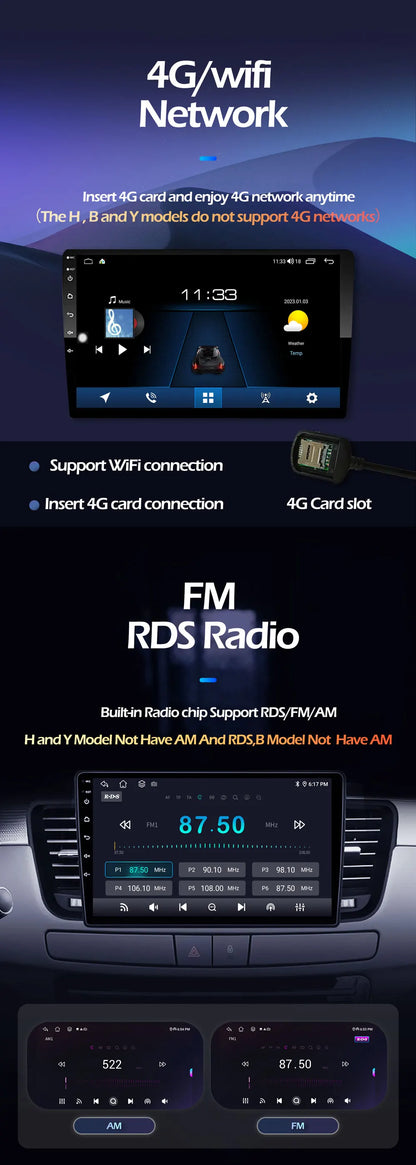 Android  Carplay Auto Car Radio For Ford EcoSport Eco Sport 2014-2018 GPS Recorder Multimedia Player 4G+BT DSP