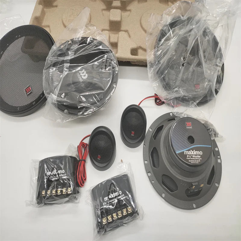 Free shipping 1 set Morel Maximo 602 Car Audio 6-1/2" 2-Way 120W Maximo Component Car Speaker Systetm Made In Israel For Any Car