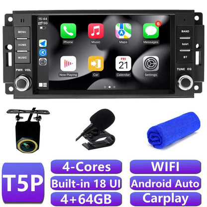 DSP Car Radio Stereo For Jeep Commander Carplay Android Auto Multimedia Player Screen Autoradio Navigation GPS BT 4G Head Unit