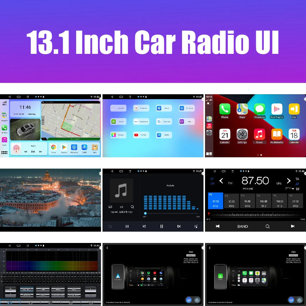 13.1 Inch Car Radio For CHRYSLER 300C 2005-2007 Car DVD GPS Navigation Stereo Carplay 2Din Central Multimedia Android Auto