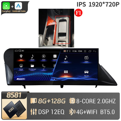 10.25" Android 14 For LEXUS RX350 RX450h RX300 RX270 RX350L 2009-2014 Car Radio Multimedia BT CarPlay Touch Screen