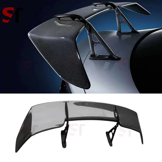 For Nissan GTR 350Z GTR35 STI Style High quality Carbon Fiber Spoiler Rear Wing Lip Tail Trunk Spoilers Tail fins Rear Spoiler