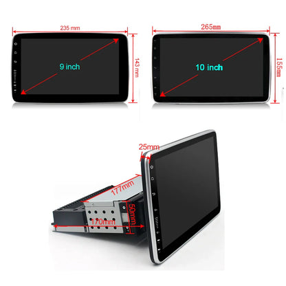 Android 14 Car Radio 1 Din Multimedia Player For VW Nissan Hyundai Kia Toyota Ford Honda Android Auto Carplay GPS FM DAB RDS