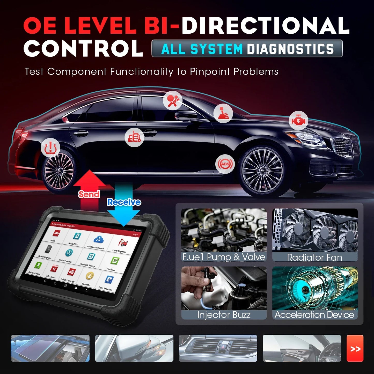 LAUNCH X431 IMMO Elite Key Programming Tools Automotive Professional Diagnostic Tools All Key Lost Immobilizer pk IMMO Plus