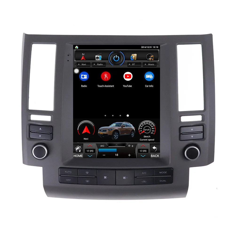 For Infiniti FX35 FX45 2003~2007 Android 14 Car Stereo Radio Vertical Screen Radio Player Car GPS Navigation Head Unit